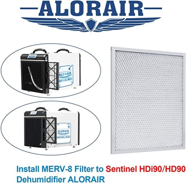 AlorAir 4-Pack MERV-8 Filter for Dehumidifier