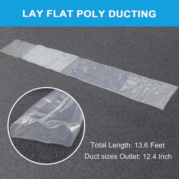 AlorAir industrial flat poly duct fit