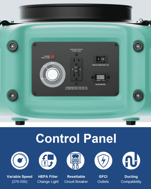 AlorAir HEPA MAX 770 Air Scrubber