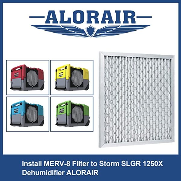 AlorAir 3 Pack MERV-8 Filter for dehumidifier Storm SLGR 1250X