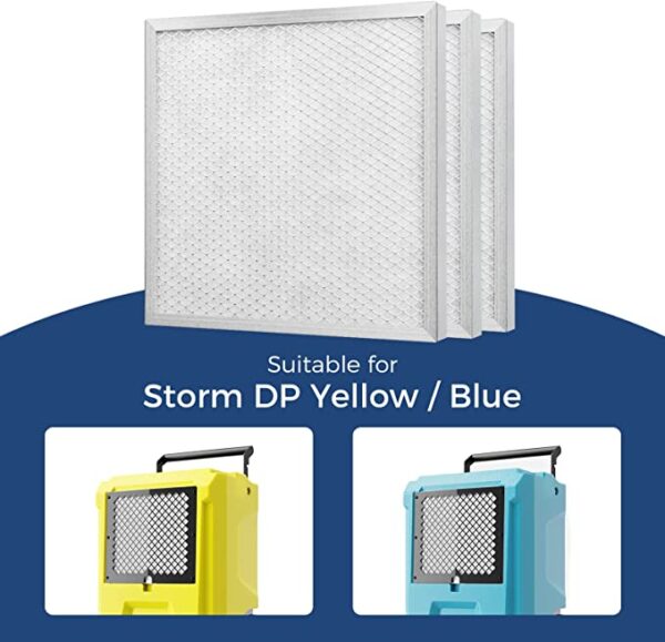 AlorAir 3 Pack MERV-8 Filter for Commercial Dehumidifiers, Only Applicable to Storm DP Dehumidifier